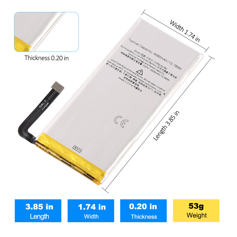 Google-GTB1F-3.87V-15.48Wh-Phone-Battery