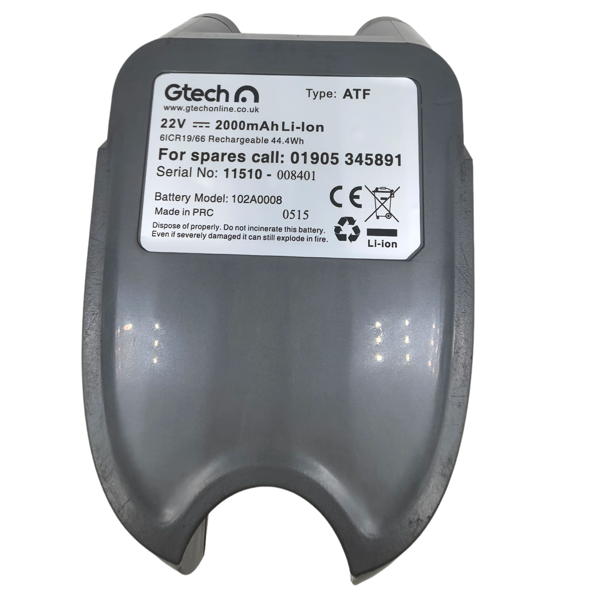Gtech-102A0008-22V-2000mAh-Vacuum-Cleaner-Battery