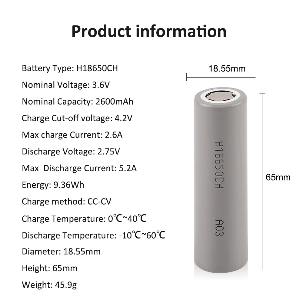 H18650CH-2600mAh