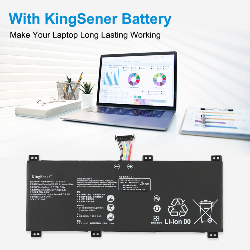HB6081V1ECW-22A-7.64V-56Wh-Laptop-Battery