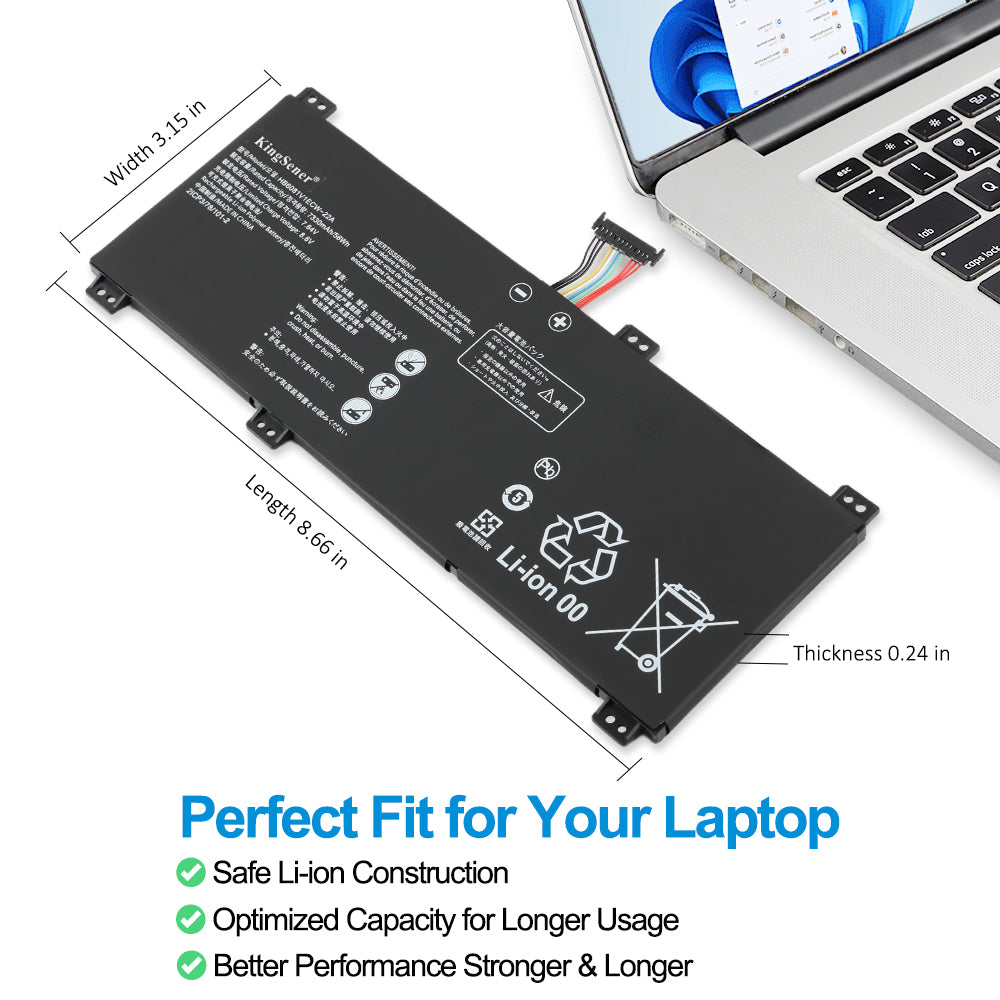 HB6081V1ECW-22A-7.64V-56Wh-Laptop-Battery