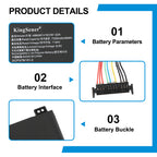 HB6081V1ECW-22A-7.64V-56Wh-Laptop-Battery