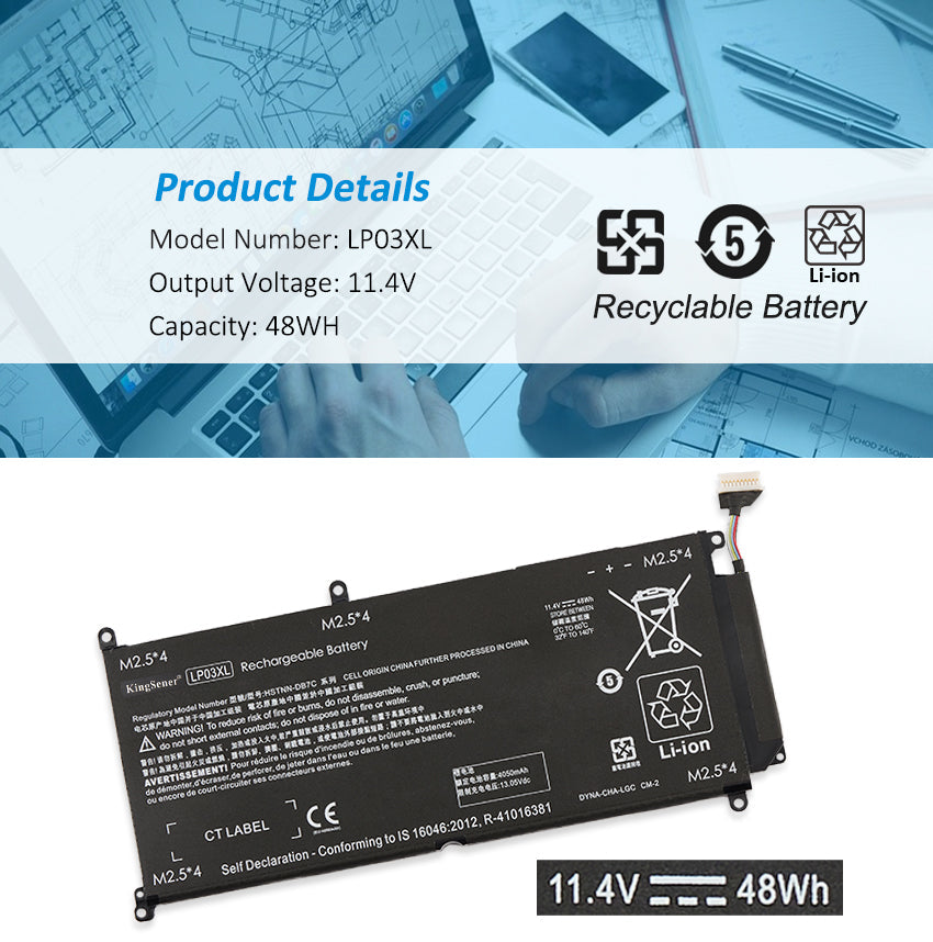    HP-48WH-4211mAh-LP03XL-Laptop-Battery 