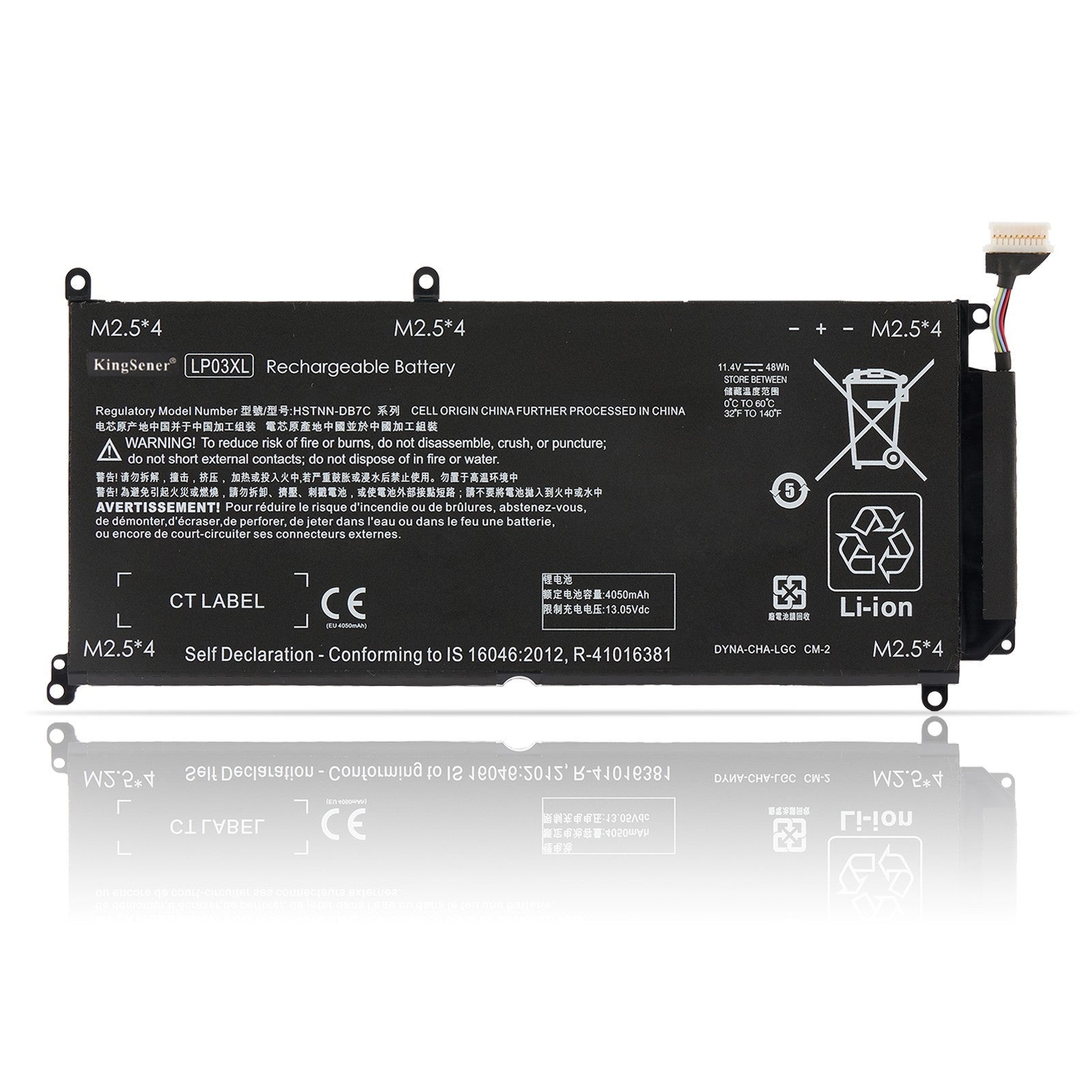 LP03XL Battery for HP Envy 14-J 15-AE M6-P 48Wh 11.4V