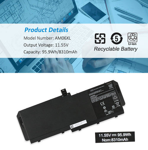 HP-AM06XL-11.55V-95.9WH-Laptop-Battery