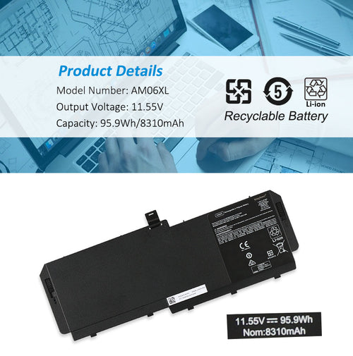 HP-AM06XL-11.55V-95.9WH-Laptop-Battery