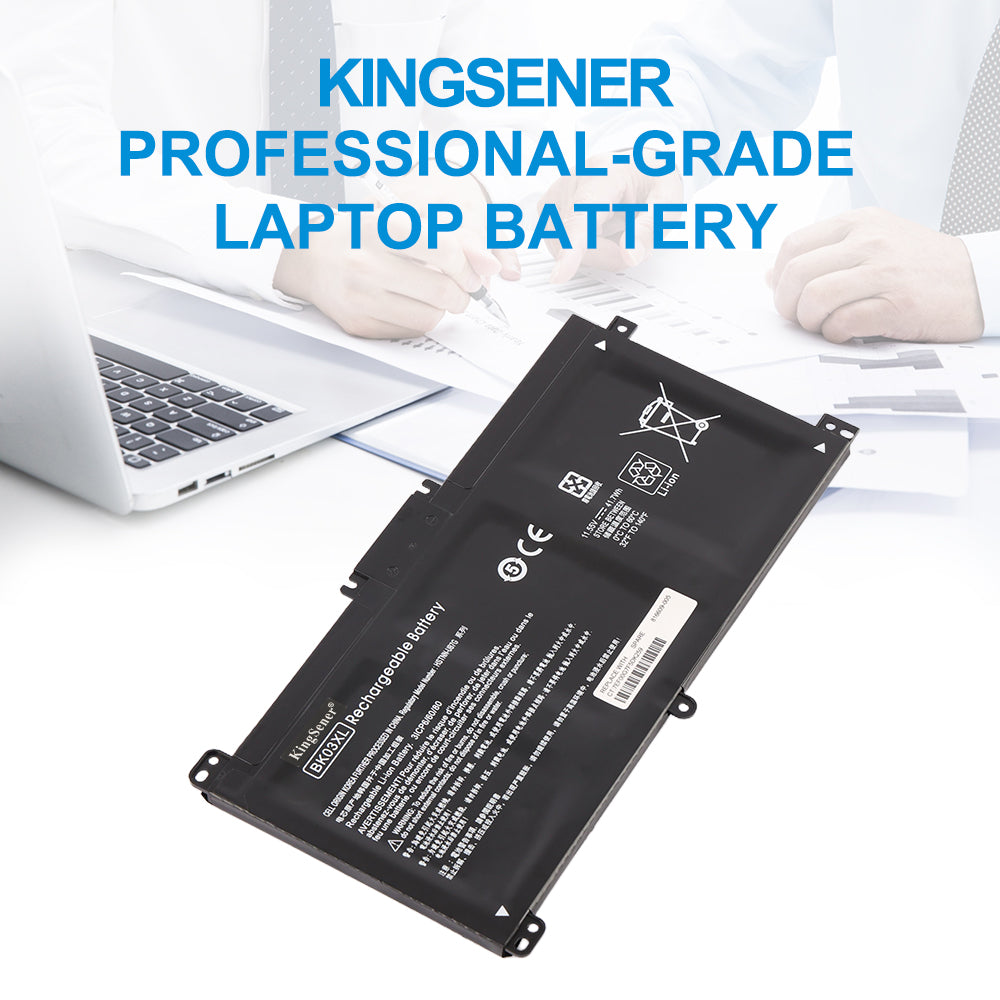 HP BK03XL replacement professional-grade Li-ion laptop battery 11.55V 41.7Wh for HP notebooks