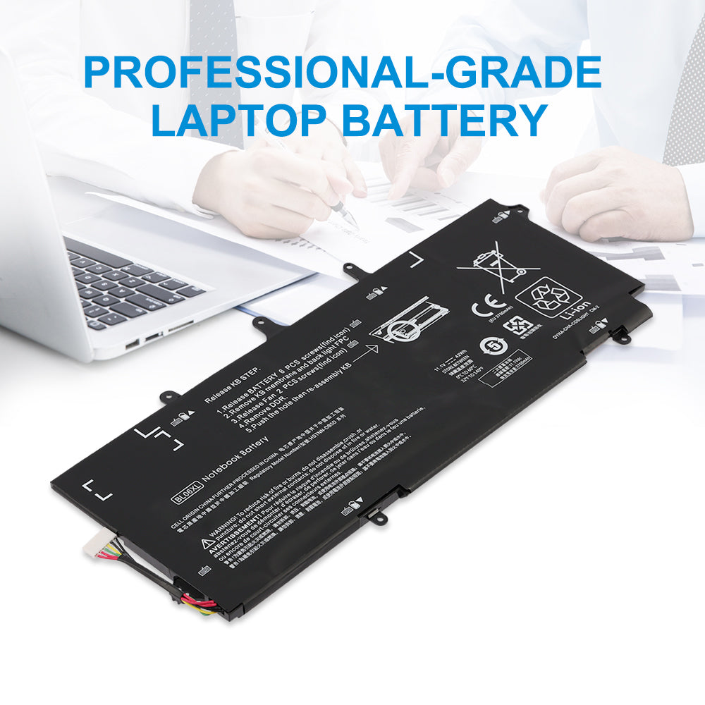 BL06XL KingSener professional-grade laptop battery 11.1V 42Wh 3700mAh, reliable power for HP EliteBook Folio Spectre Pro business productivity