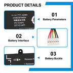 BL06XL product details: 11.1V 42Wh battery parameters, 9-pin interface connector, buckle mount design for HP EliteBook Folio Spectre Pro notebook