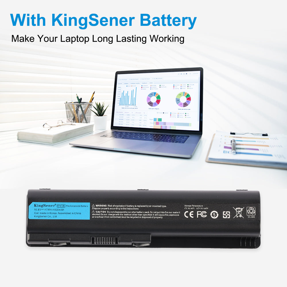 KingSener EV06 Laptop Battery For HP Pavilion DV4 DV5 DV6 Series - Make Your Laptop Long Lasting Working