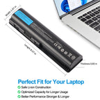EV06 Laptop Battery For HP Pavilion DV4 DV5 DV6 Series - Perfect Fit For Your Laptop