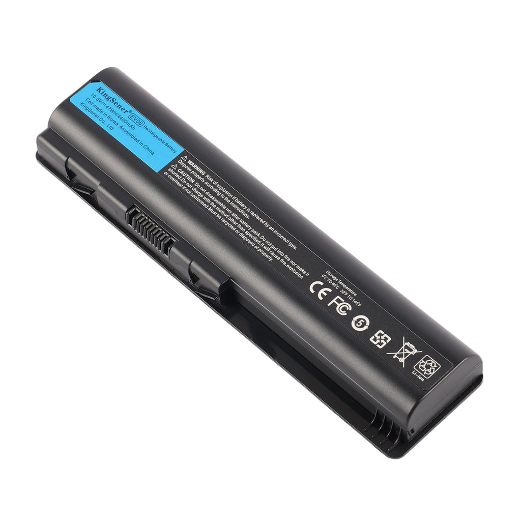 EV06 Laptop Battery For HP Pavilion DV4 DV5 DV6 Series - Front View on White