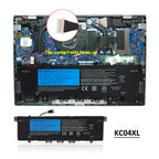 HP-KC04XL-3450mAh