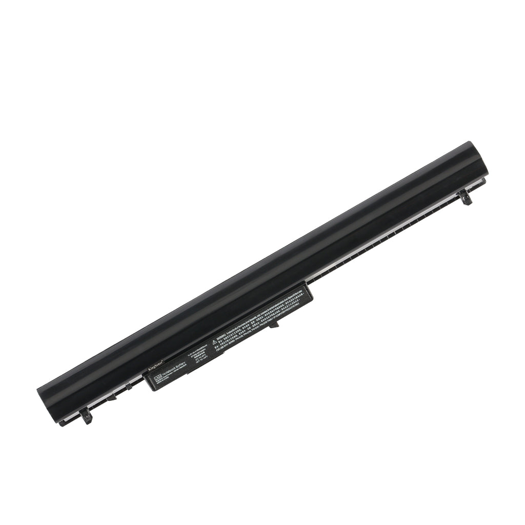 LA04 silver replacement laptop battery 14.8V 41Wh 2620mAh Li-ion for HP Pavilion, white background