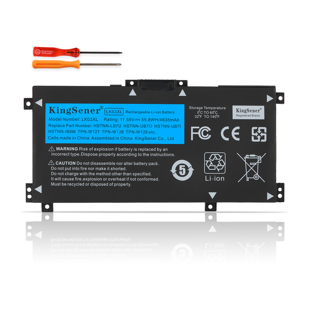 Kingsener LK03XL Battery For HP Envy 17M 15m-bp012dx HSTNN-UB7I HSTNN-LB7U 916368-421 TPN-W127 TPN-W128 TPN-W129 916368-541
