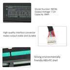 HP-MC96-7.2V-8Wh-Controller-Battery