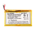 P0867 replacement battery for HP Pocket Printer Plus, 7.4V 900mAh 6.66Wh Li-ion, front view