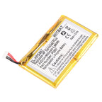 P0867 battery for HP Pocket Printer Plus, 7.4V 900mAh Li-ion, bottom angled view showing connector and DL-HPS867 part number