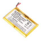 P0867 replacement battery for HP Pocket Printer Plus, Li-ion 7.4V 900mAh 6.66Wh, angled left view