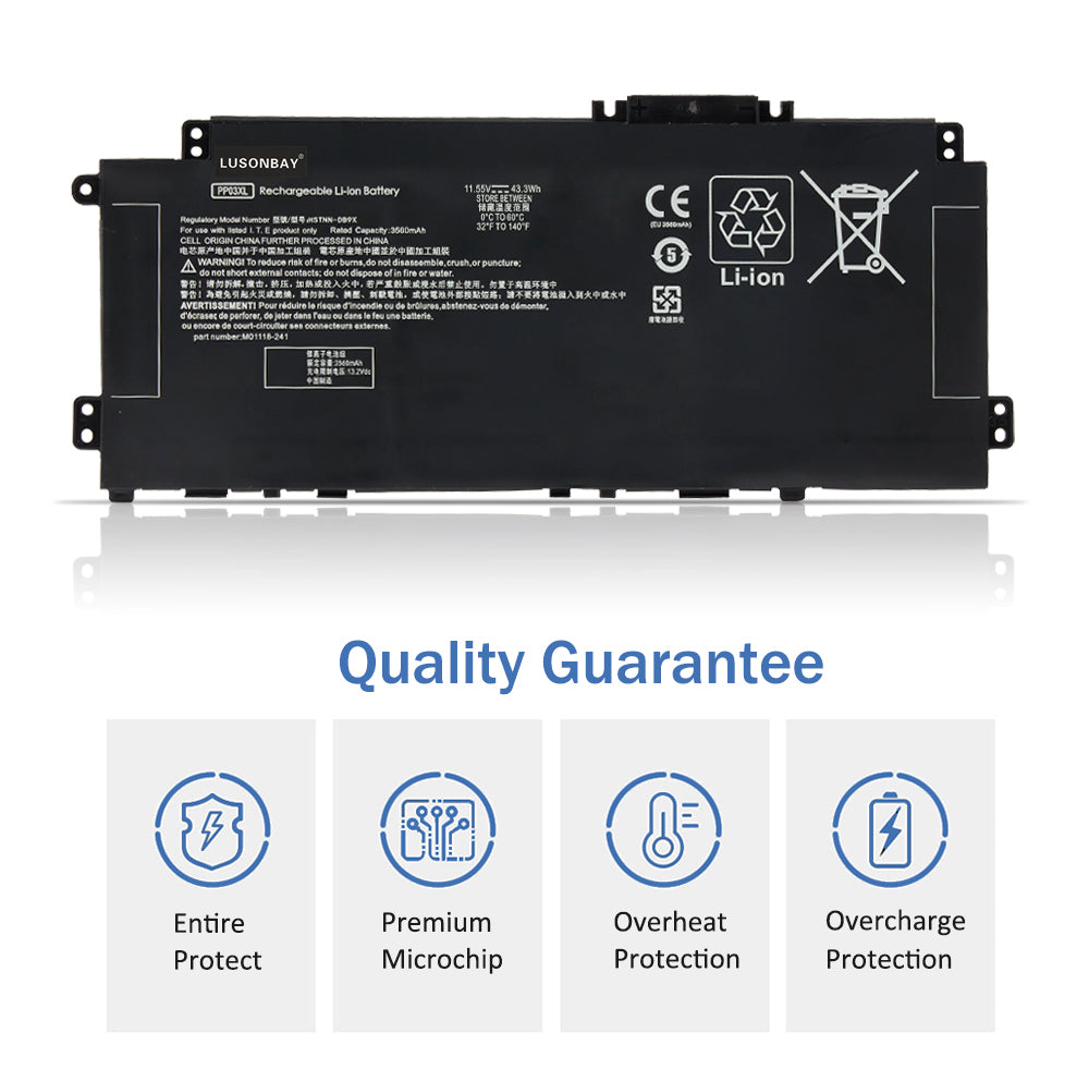 HP-PP03XL-11.55V-43.3WH-Laptop-Battery