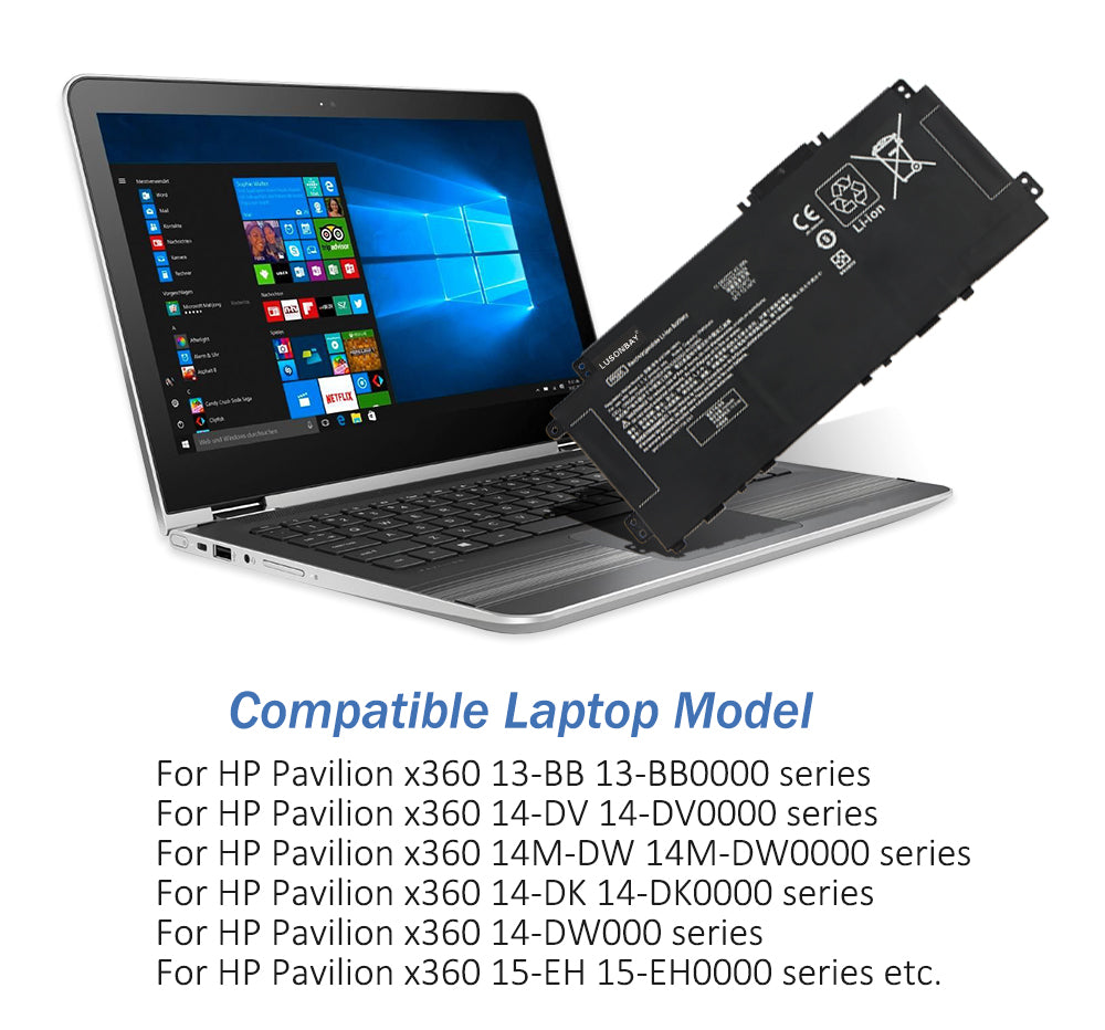 HP-PP03XL-11.55V-43.3WH-Laptop-Battery