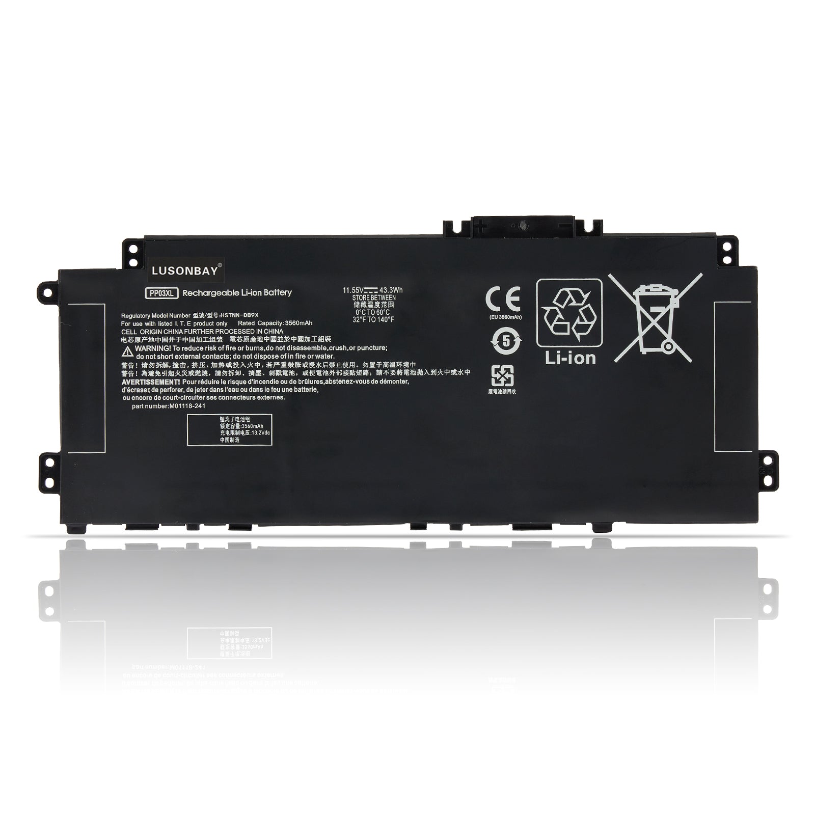 HP-PP03XL-11.55V-43.3WH-Laptop-Battery