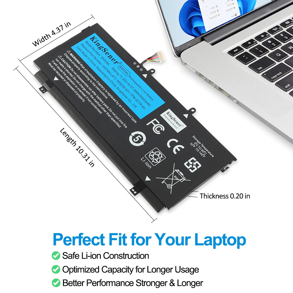 HP-SH03XL-11.55V-57.9Wh-Laptop-Battery