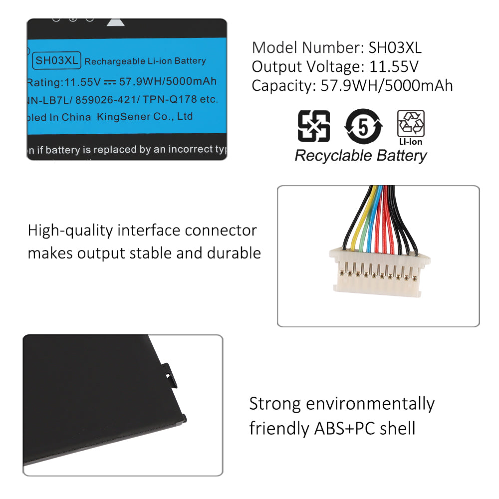 HP-SH03XL-5020mAh