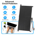 WF04XL battery with six-layer circuit protection including voltage control, ESD defense, thermal cutoff and short-circuit block