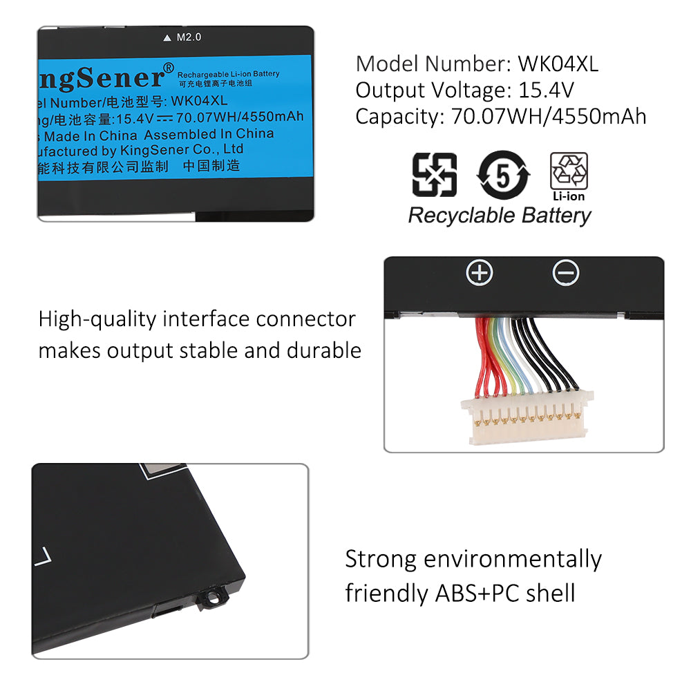 HP-WK04XL-4550mAh