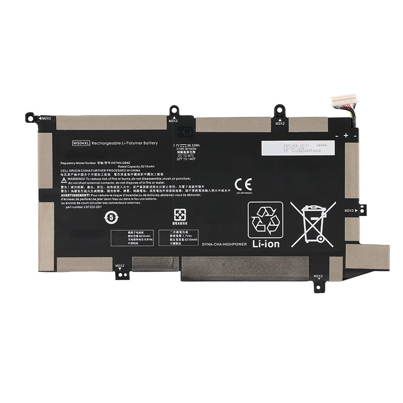HP WS04XL HSTNN-DB9Z L97352-2D1 WSO4XL Battery 7.7V – BatteryMall.com