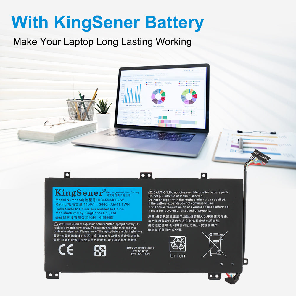 HUAWEI-HB4593J6ECW-11.4V-3660mAh-Laptop-Battery