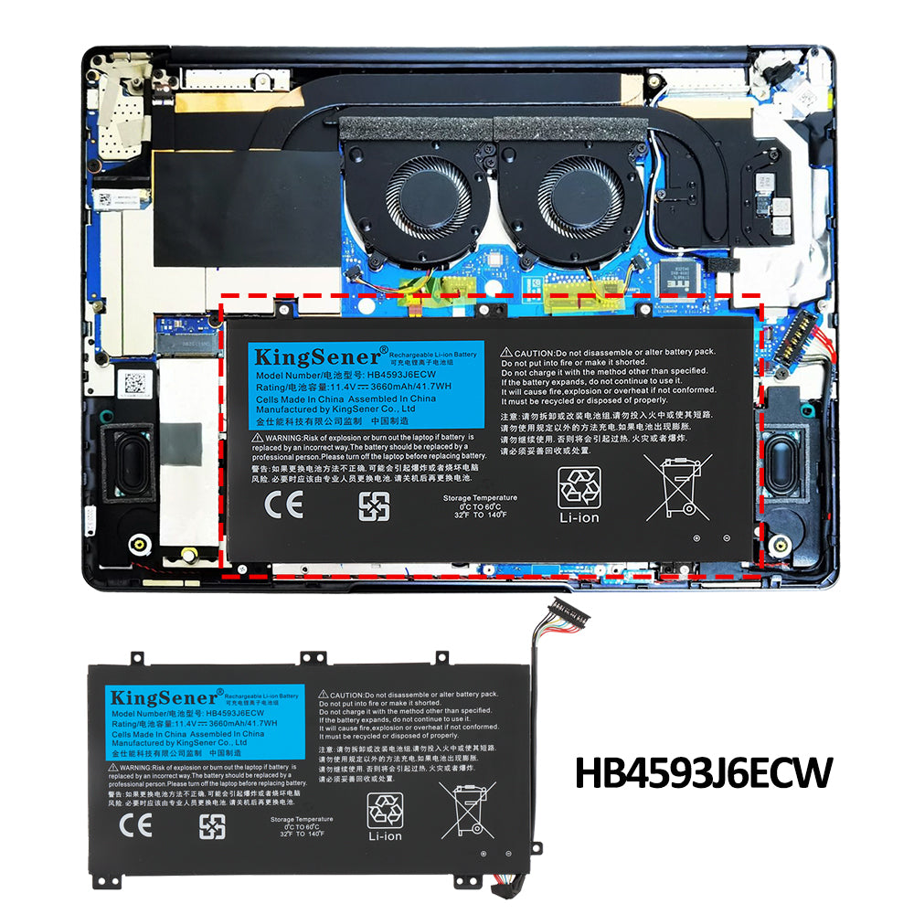 HUAWEI-HB4593J6ECW-11.4V-3660mAh-Laptop-Battery