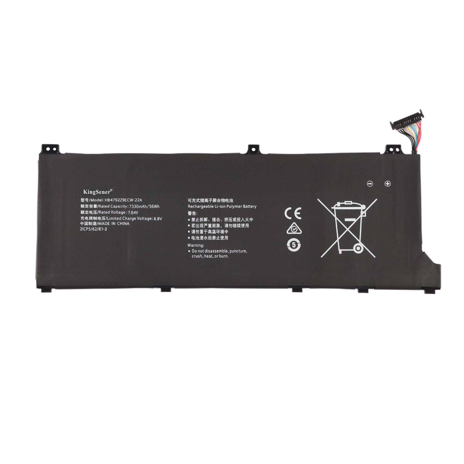 HUAWEI-HB4792Z9ECW-22A-7.64V-56WH-Laptop-Battery