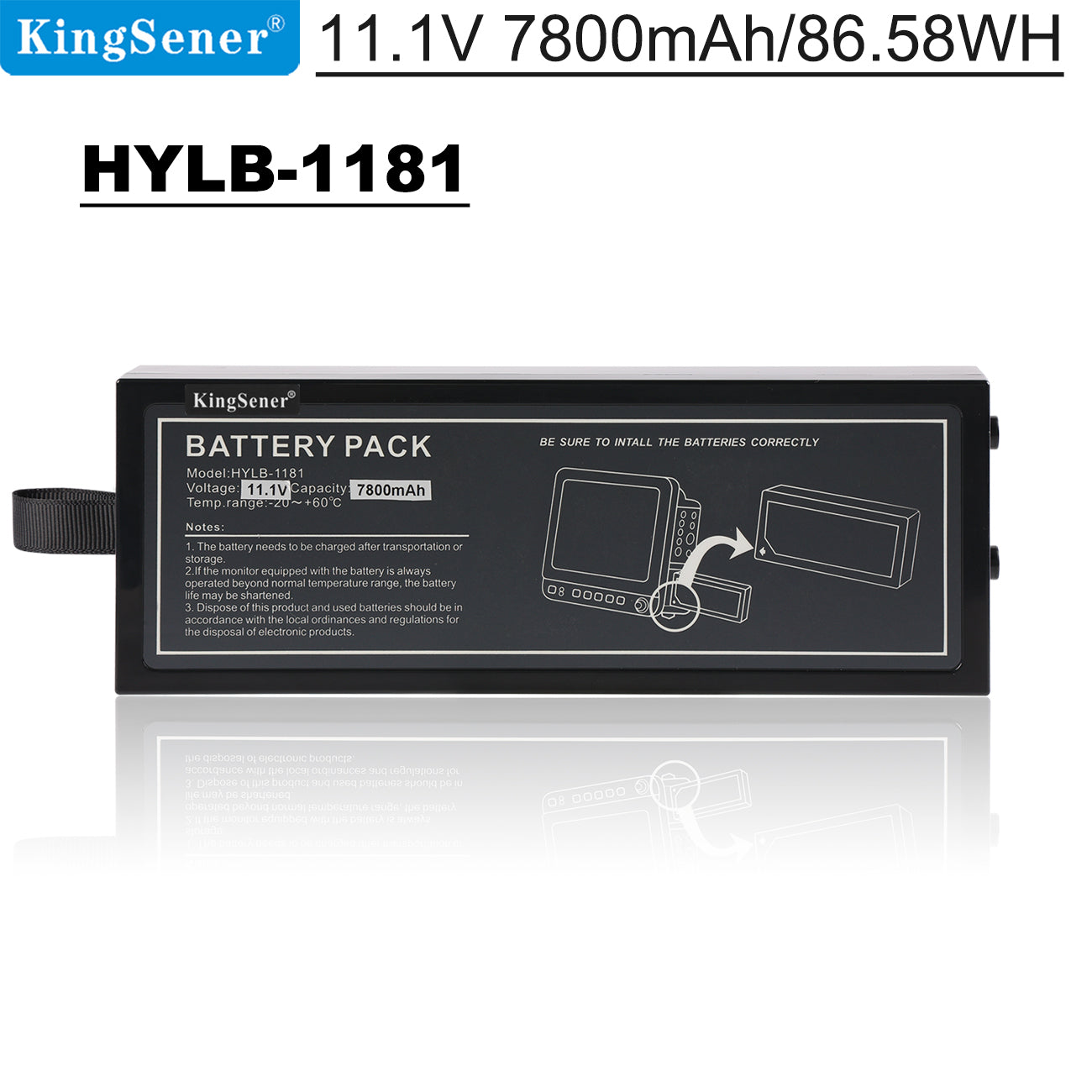 JW-Y3S-8 HYLB-1181 Medical ventilator Battery For Boaray 5000D 5000C