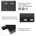 JW-Y3S-8 HYLB-1181 医療用人工呼吸器バッテリー Boaray 5000D 5000C用