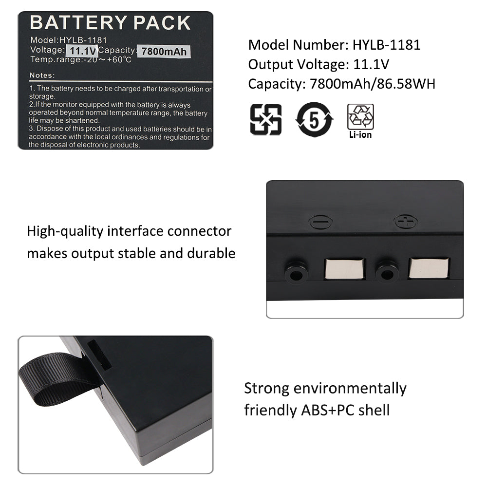 JW-Y3S-8 HYLB-1181 医療用人工呼吸器バッテリー Boaray 5000D 5000C用