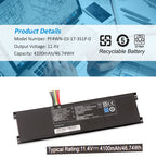 Hasee-PF4WN-03-17-3S1P-0-4100mAh