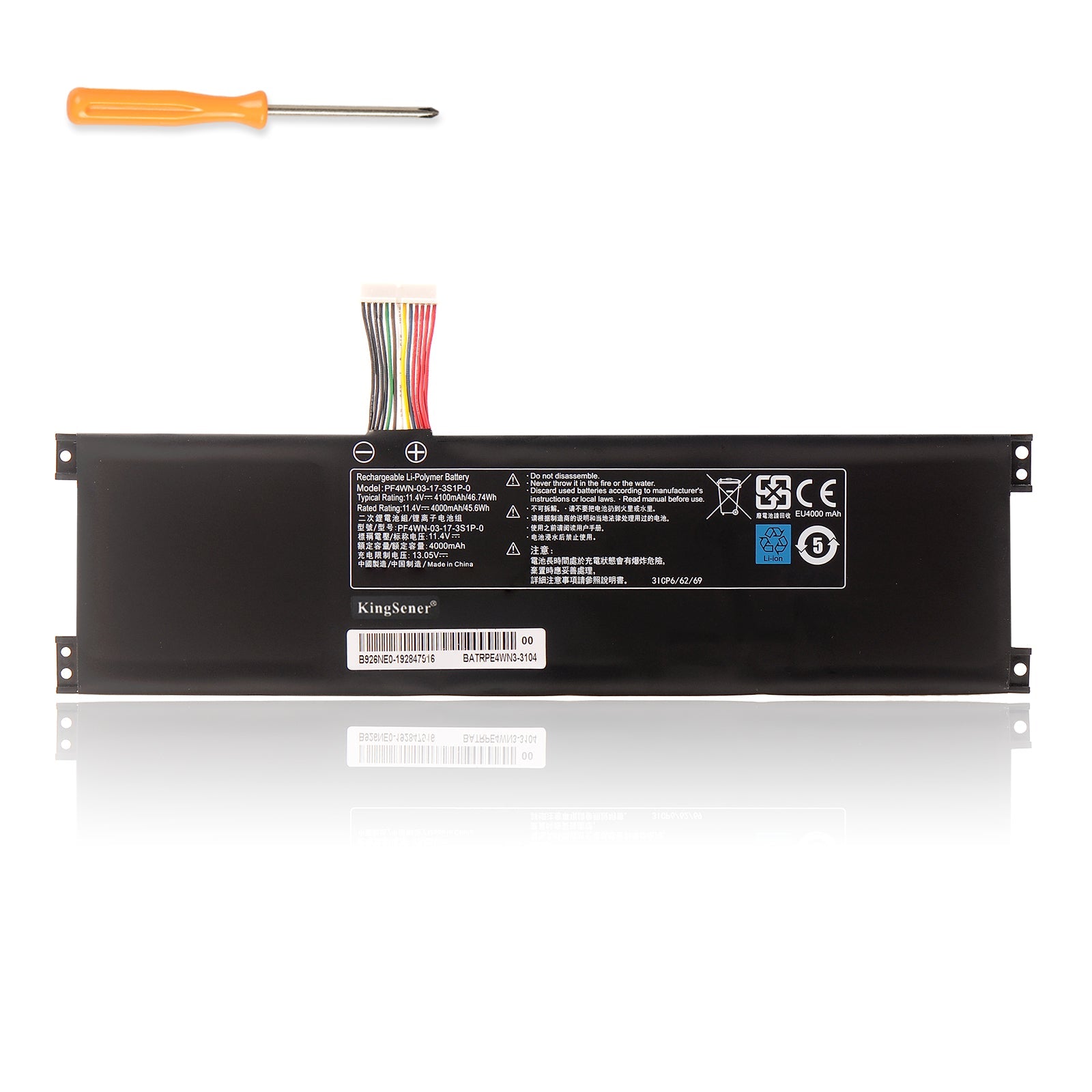 Hasee-PF4WN-03-17-3S1P-0-4100mAh