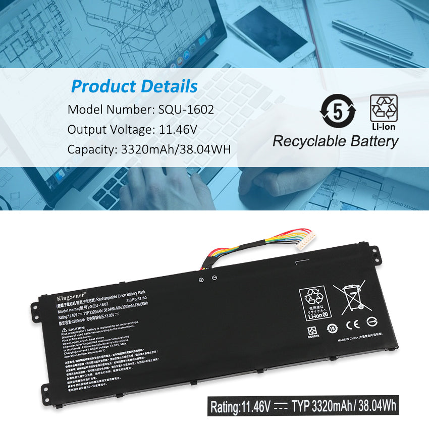 Hasee-SQU-1602-3320mAh