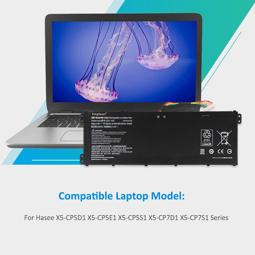 Hasee-SQU-1602-3320mAh