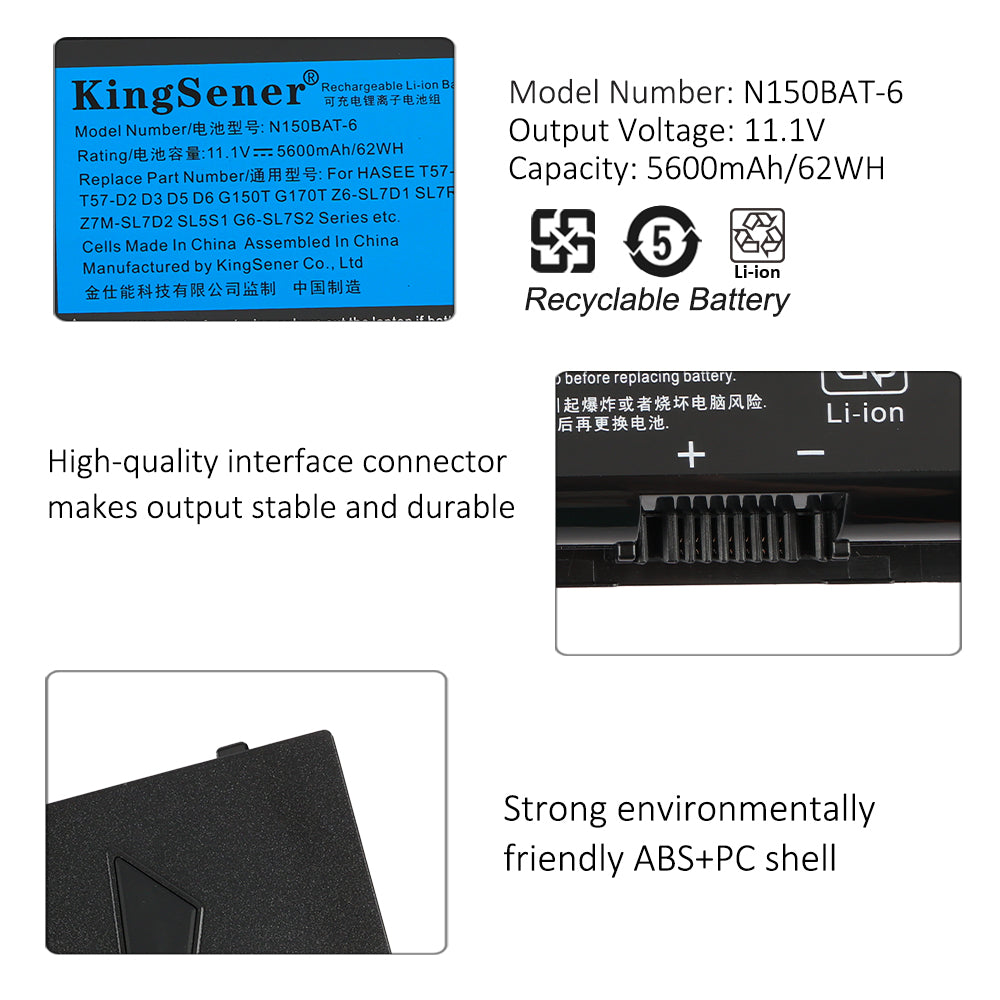 Hasse-N150BAT-6-5600mAh