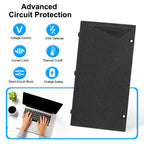 PB50BAT-6 battery with advanced circuit protection: voltage ESD current thermal short-circuit charge safety, ABS+PC shell for Clevo gaming laptop