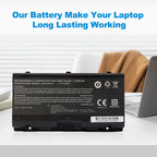 PB50BAT-6 11.1V 62Wh 5500mAh battery make Clevo gaming laptop long lasting working, 3INR19/66-2 6-cell reliable replacement for daily productivity