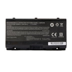 PB50BAT-6 11.1V 62Wh 5500mAh Clevo replacement battery white background hero shot, 3INR19/66-2 6-cell pack assembled in China for gaming laptops