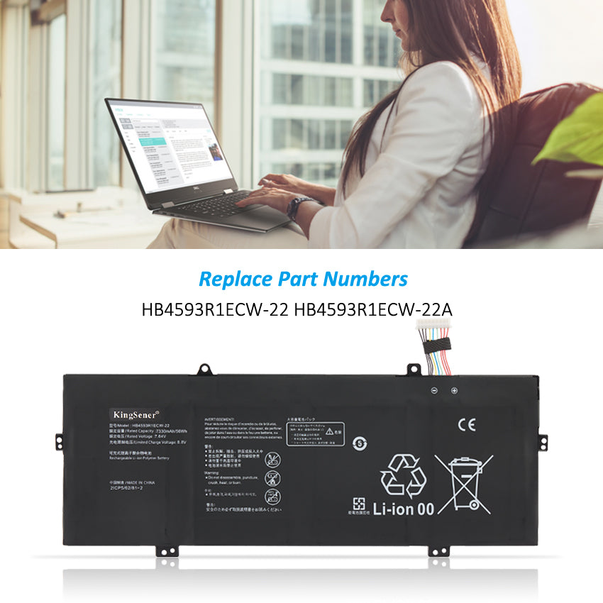 Huawei-HB4593R1ECW-22-7.64V-56WH-Laptop-Battery