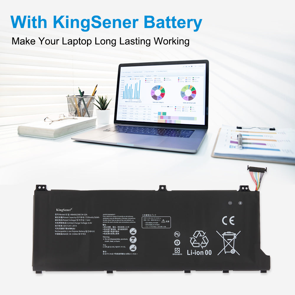 Huawei-HB4692Z9ECW-22A-7.64V-56WH-Laptop-Battery