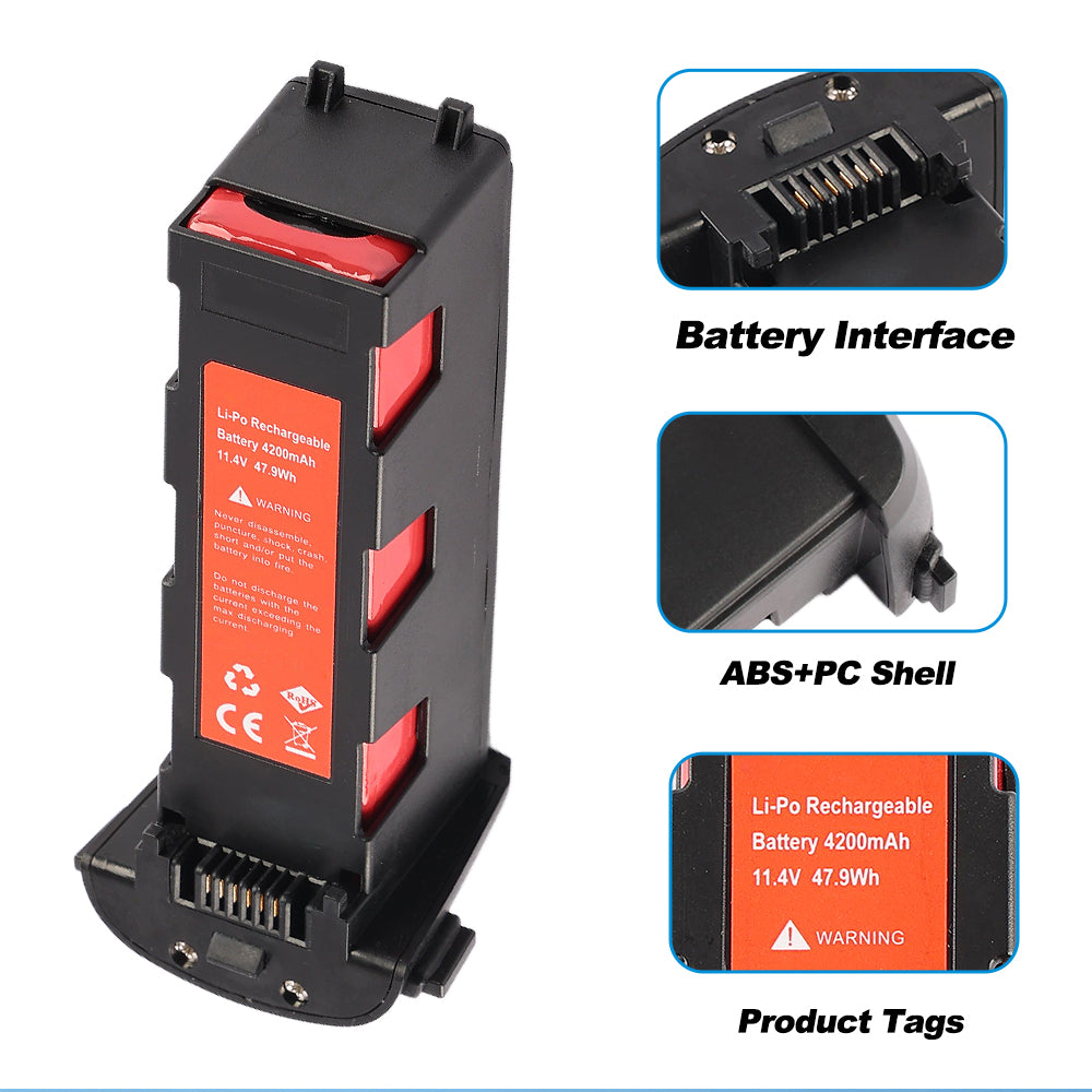 Hubsan-H117S-11.4V-47.9Wh-Drone-Battery