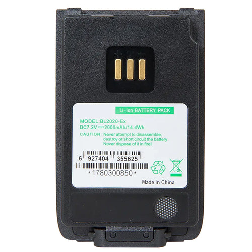 Hytera-BL2020-Ex-7.4V-2000mAh-Walkie-Talkie-Battery