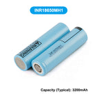 INR18650MH1 電池 3200mAh 3.7V 適用於 LG 鋰充電電池組手電筒電子煙點焊接/引線 1-10 件